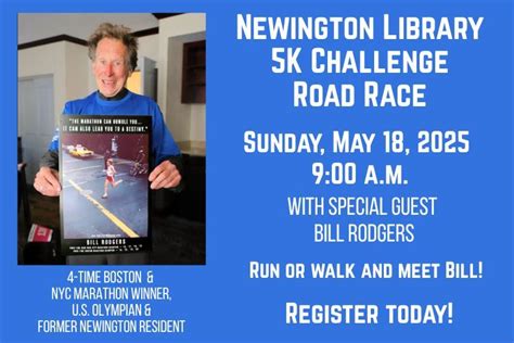 Bill Rodgers at the Lucy Robbins Welles Library 5K, Lucy Robbins Welles ...
