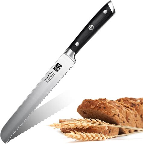 14 Inch Bread Knife for Homemade Bread - 10 Inch Sharp Serrated ...