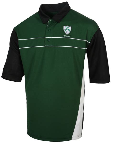 Men's Rugby Polo Tee Shirt Short Sleeves Dark Green White Stripes XS ...