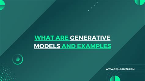 Generative Model Examples 的图像结果