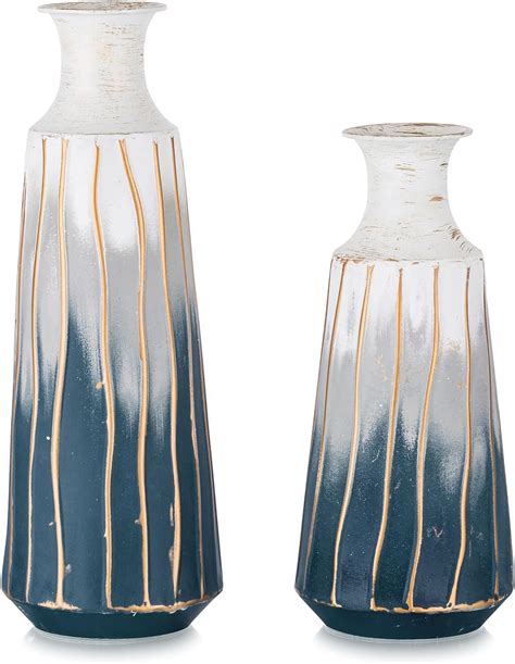 Sziqiqi Extra Large Floor Vases - 66/60cm Vintage Tall Floor Vase Set ...