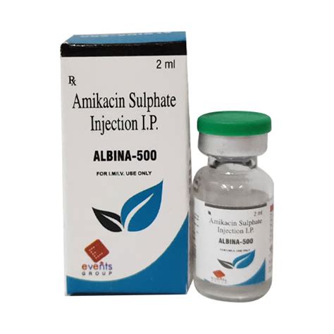 ALBINA-500 Injection Events Pharmaceuticals Pvt. Ltd.