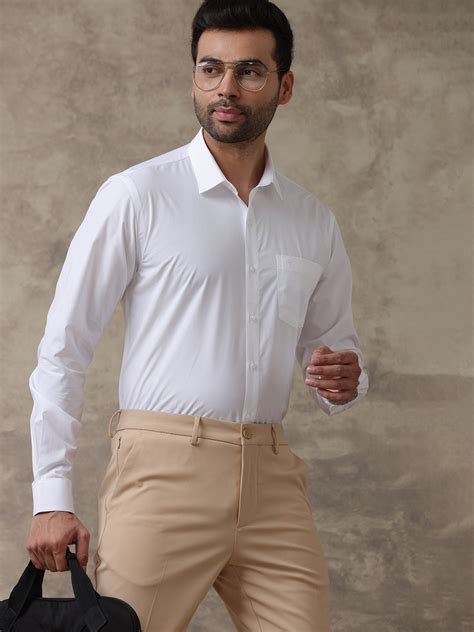 Men Premium 100% Cotton White Shirt - Ultimate R5