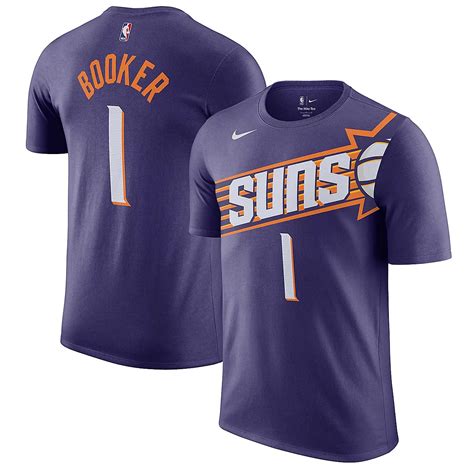 Nike Devin Booker Phoenix Suns Icon 2022/23 Name Number T-Shirt | Academy