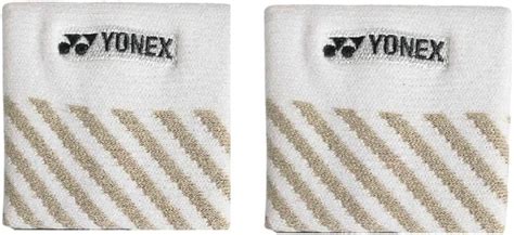 YONEX WRISTBAND WBD-Y024-8507-WB5-SR-WHITE/BEIGE Set of 2 : Amazon.in ...