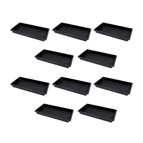 Holloyiver Extra Thick Heavy Duty Seed Starting Trays, Vegetable ...