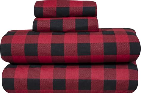 Bliss Casa 4 Piece Winter Flannel Sheet Set Full - High GSM, Deep ...