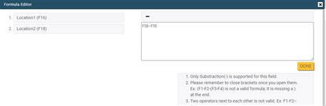 Work Fields - Data Types
