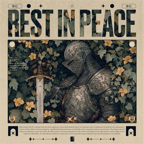 The EI on Instagram: "017 // REST IN PEACE (R.I.P) . Rest in peace, a ...
