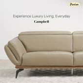Buy Campbell Two Seater Brown Leather Sofa Online at Durian