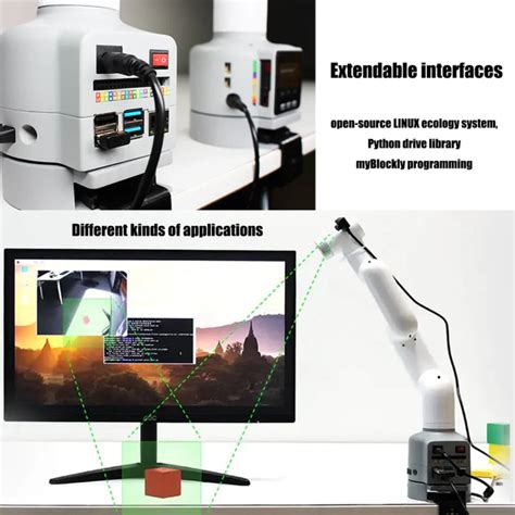 Elephant Robotics MyCobot 280 6 DOF Collaborative Robotic Arm - Raspbe ...