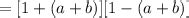 [Expert Answer] Factorise 1 - 2ab - (a 2 + b 2 ) . - Brainly.in