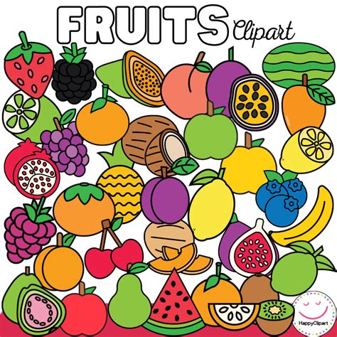 Clipart Fruit In Colour