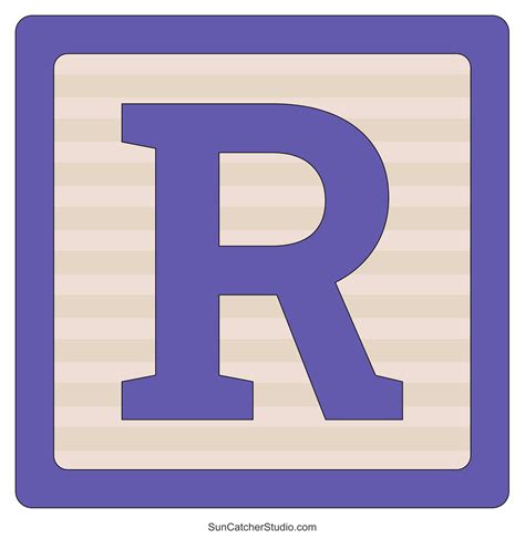 Block Letter R