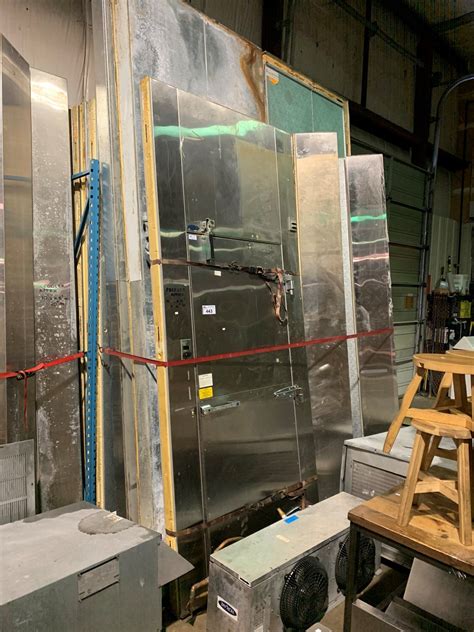 NORLAKE STAINLESS STEEL WALK-IN FREEZER APPROX 10FT X 12FT X 10FT WITH ...