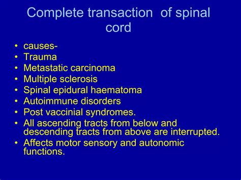 Syndromes Of Spinal Cord | PPT