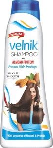 Velnik 187 ml Shampoo Bottle with Goodness of Almond Protein Prevent ...