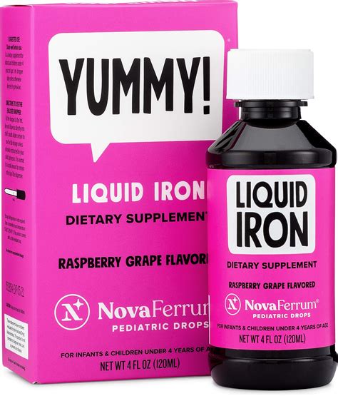 Amazon.com: Pediatric FE-Vite Drops | Liquid Iron Supplement | 50ml, 1.66 Fl Oz (Pack of 1 ...
