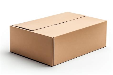 Premium Photo | Rectangular cardboard box perfect for storage