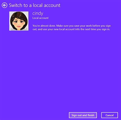 Change Local Account to Microsoft Account 的图像结果