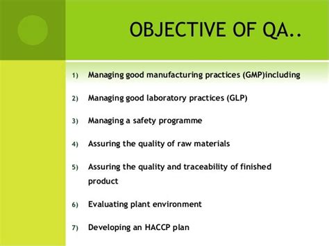 Image result for Quality Objectives Form Example