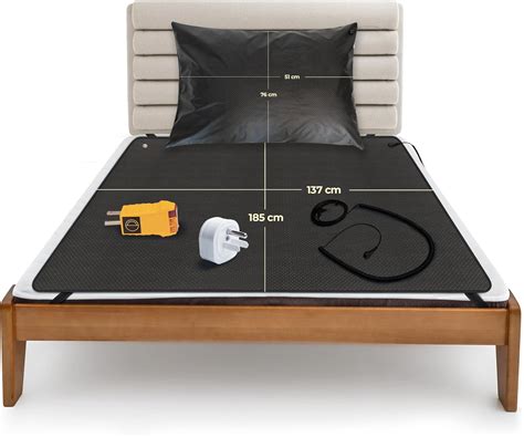 Amazon.com: Earth and Moon Bed Grounding Kit - Grounding Mat for Bed 54 ...