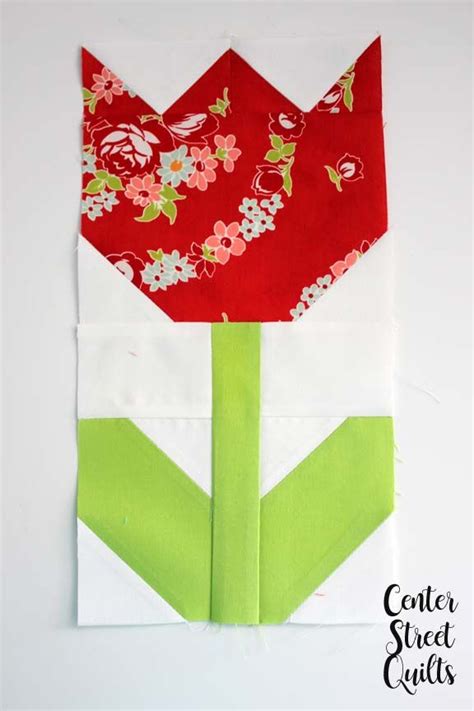 Image result for Tulip Applique Quilt Patterns Block Identifying