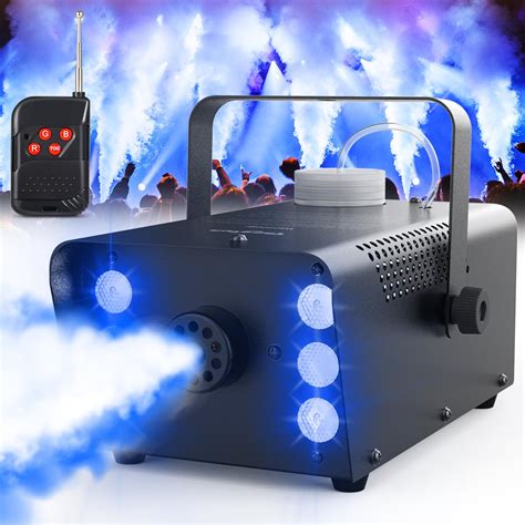 Buy TheefunFog Machine, 6 Stage LED Lights with 7 Colors Strobe Effect ...