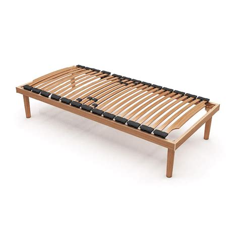 Rete Letto Ortopedica 120x190 Cm - Doghe In Legno Di Betulla, Piedi 30 Cm - Foto 6