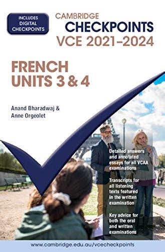 Buy Cambridge Checkpoints VCE French Units 3&4 2021–2024 Book Online at ...
