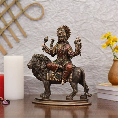 Durga Maa Sherawali Idol Showpiece Statue– CraftVatika