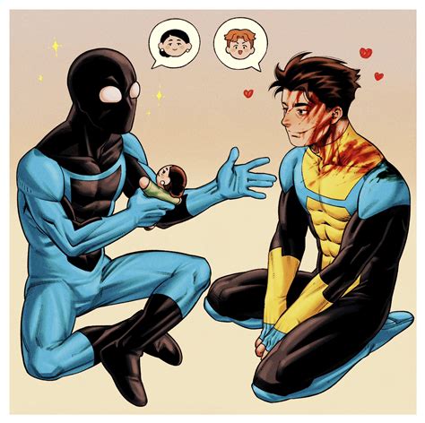 mark grayson, debbie grayson, william clockwell, maskless invincible ...