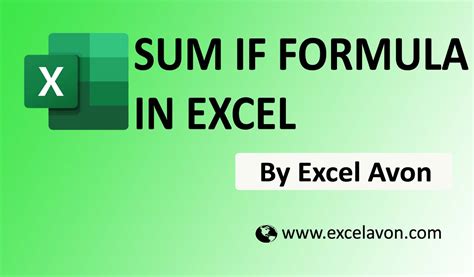 Image result for Sumif Excel Formaula