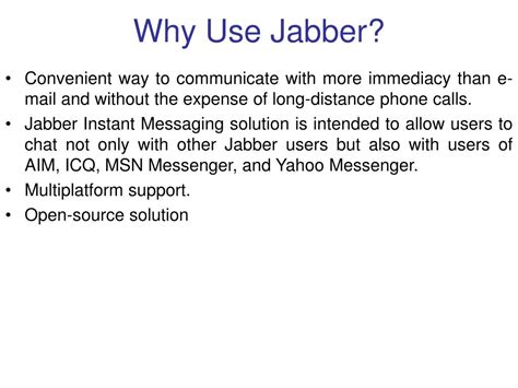 Image result for Jabber Features