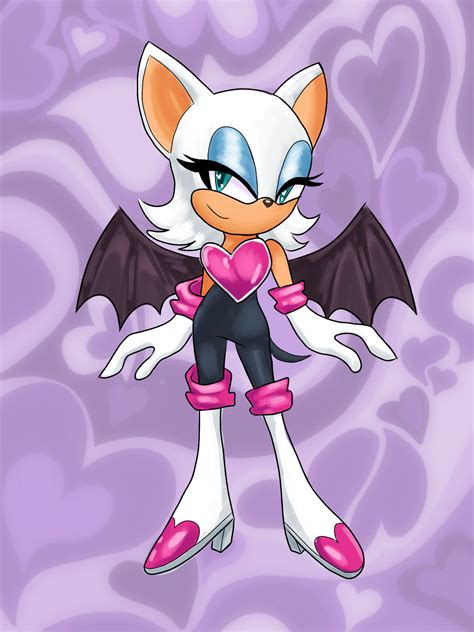 Rouge The Bat (fanart) by nattykazoo on DeviantArt