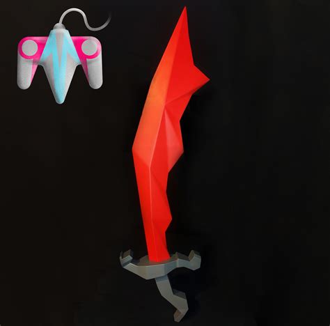 STL file OSRS Dragon Scimitar 🐉 ・3D print design to download・Cults