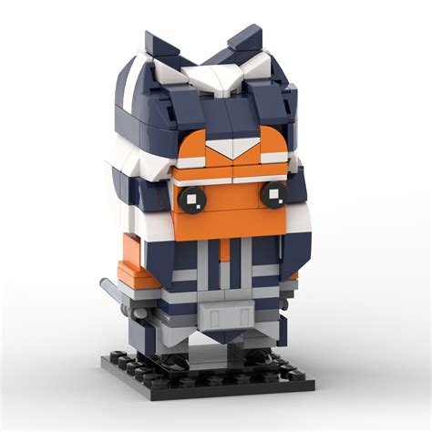 Lego Star Wars Rebels Ahsoka - MOC Brickheadz Custom Instructions