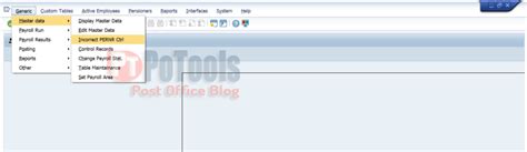 SAP HR - Control Record Status / Change - Standard Operating Procedure