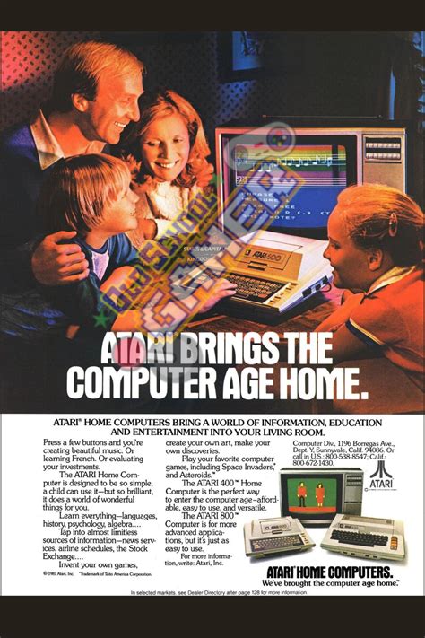 Atari Computers Advertisement - Old School Gamer Store: Magazines ...