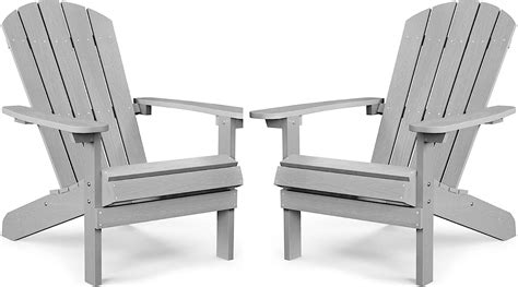 Adirondack Chairs Set of 2 Plastic Weather India | Ubuy