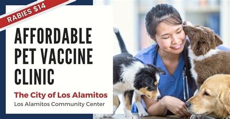 Affordable Pet Vaccine Clinic, Los Alamitos Community Center, 10 March ...