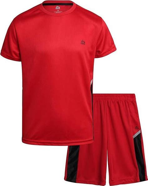 RBX Boys' Activewear Short Set – Short Sleeve T-Shirt and Gym Shorts ...