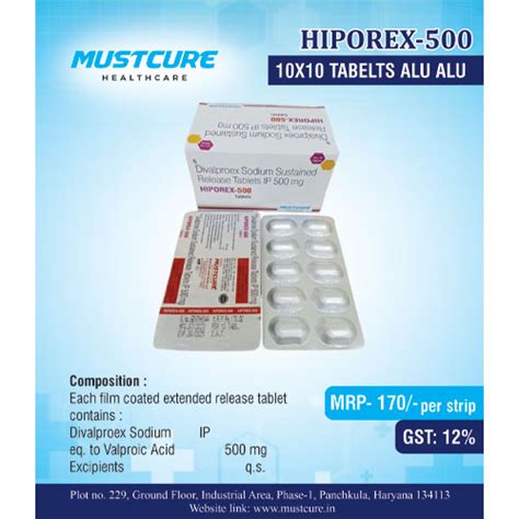 HIPOREX-500 TABLETS Mustcure Healthcare LLP