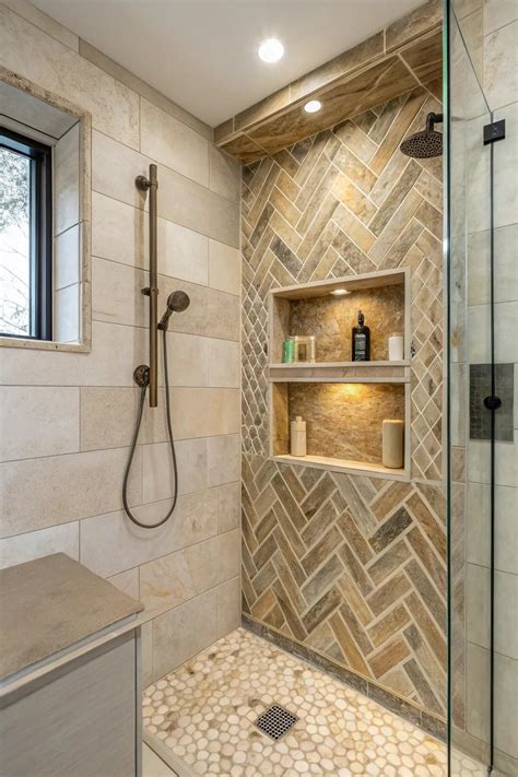 26+ Stylish Tile Shower Shelf Ideas for Your Bathroom