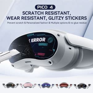 Jual VR Skin Sticker for Pico 4 VR Headset Controller PVC Decal Wrap ...