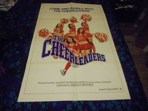 THE CHEERLEADERS - ORIGINAL FOLDED POSTER - 1973 - BRANDY WOODS ...
