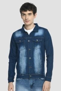 HerbaniaEnterprises Full Sleeve Distressed Men Denim Jacket - Buy ...