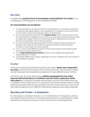Carto File work Sem 2 - BA( hons.) Geography - Studocu