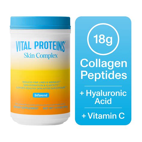 Vital Proteins Skin Complex Powder, 18g Collagen Peptides with ...
