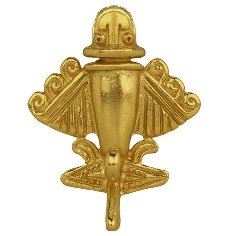 Buy Across The Puddle, Ancient Golden Jet-9 Lapel Pin | 24k GP Golden ...